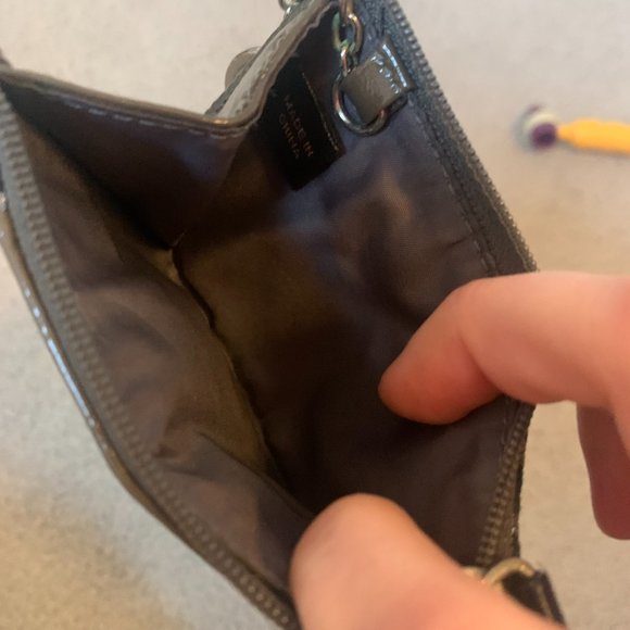 COACH Metallic Animal Print Card Case - Picture 4 of 4